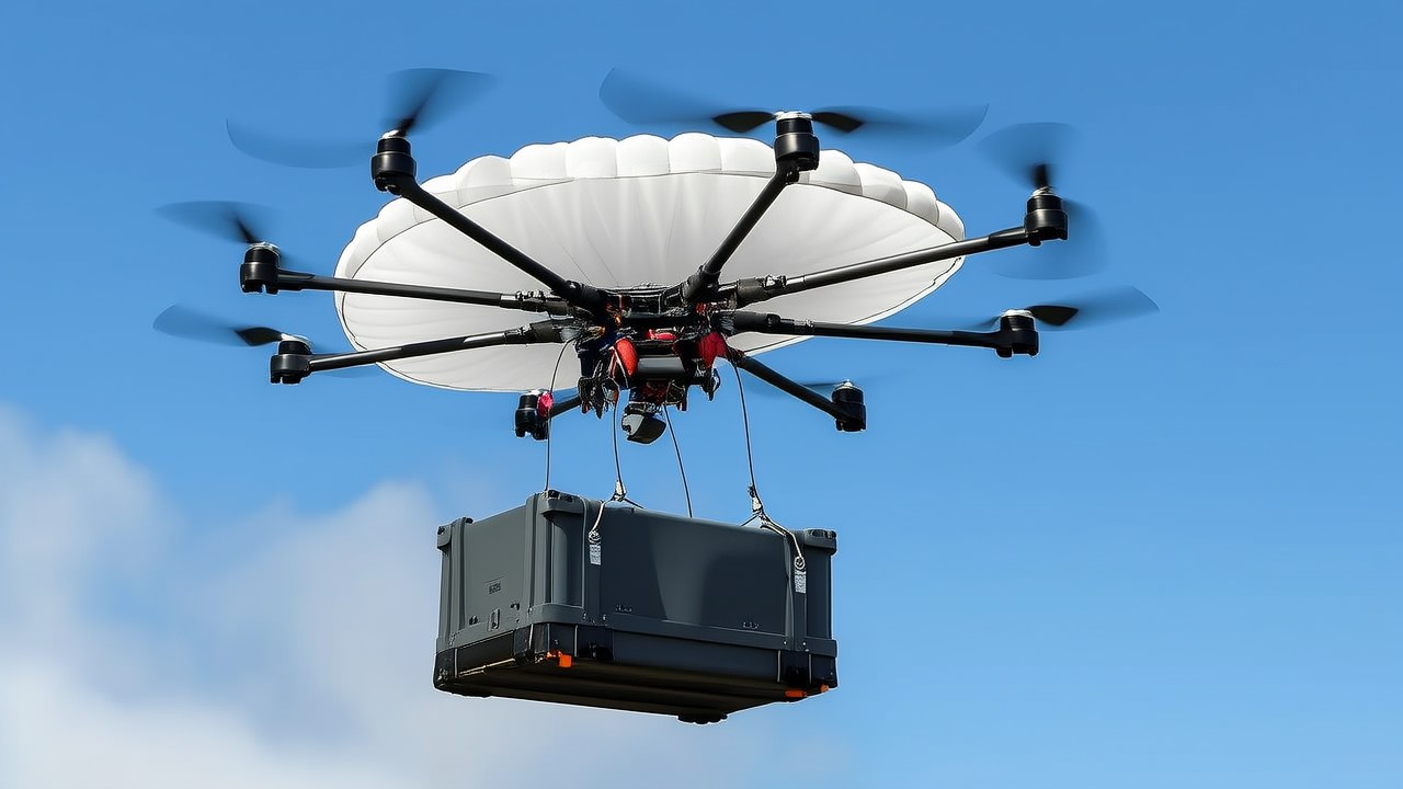 Partdro product Equipped parachute